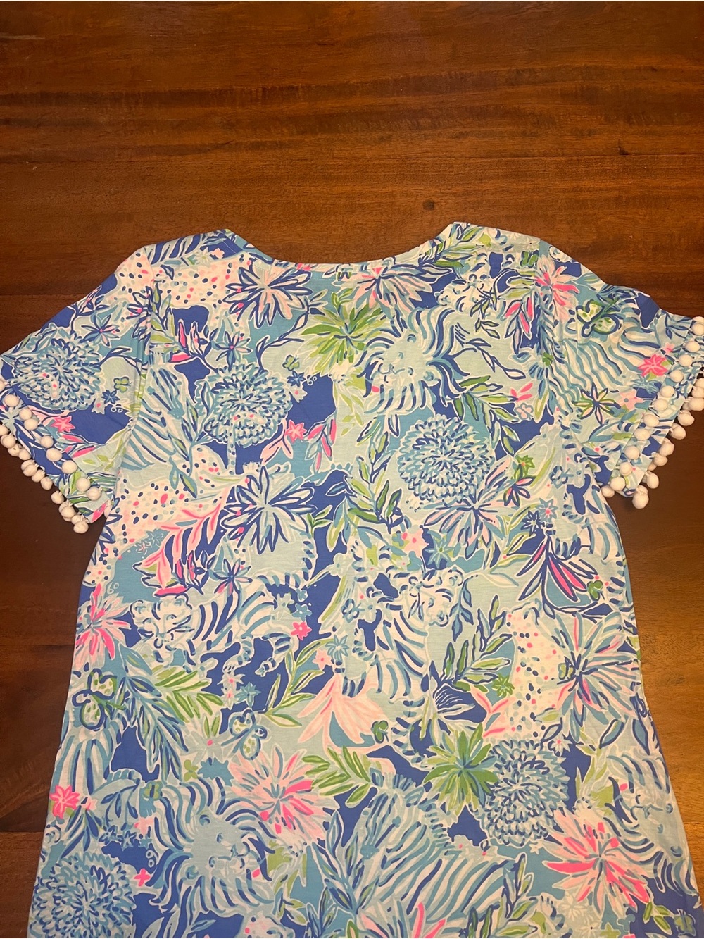 NWOT Lilly  Pulitzer Women’s Dress 100% Cotton Short Sleeves Size L - Picture 8 of 9
